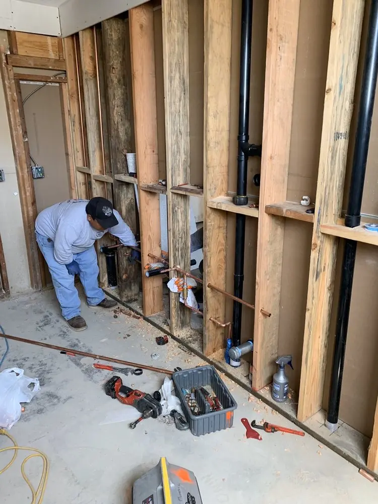 Commercial rough-in plumbing for Water Heater Replacement in Wallsburg